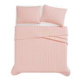 Brooklyn Loom Solid Cotton Percale Quilt Set