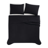 Brooklyn Loom Solid Cotton Percale Quilt Set