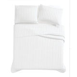 Brooklyn Loom Solid Cotton Percale Quilt Set