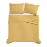 Brooklyn Loom Solid Cotton Percale Quilt Set