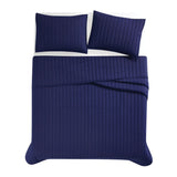 Brooklyn Loom Solid Cotton Percale Quilt Set