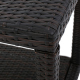 Broward Outdoor 3-piece Wicker Bistro Chat Set by Christopher Knight Home