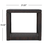 Broward Outdoor 3-piece Wicker Bistro Chat Set by Christopher Knight Home