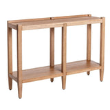 Brown Acacia Wood Sideboard Garden Shelf