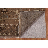 Brown Balouch Persian Antique Area Rug Hand-knotted Wool Carpet - 3'10" x 6'0"