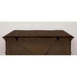 Solid wood 3-Drawers Decorative Detail Brass Arch Pull