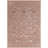 Brown Elegant Traditional Area Rug (5'3" x 7'3") - 5'3" x 7'3"