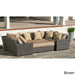 Sandy Beige 6-piece Sunbrella Deep Seating Modular Patio Set