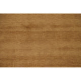Brown Gold Gabbeh Indian Area Rug Handmade Wool Carpet - 7'11"x 9'11"