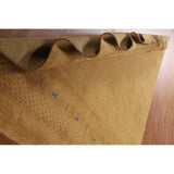Brown Gold Gabbeh Indian Area Rug Handmade Wool Carpet - 7'11"x 9'11"