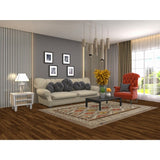 Brown Kilim Reversible Area Rug Flatweave Wool Carpet - 5'9" x 8'0"