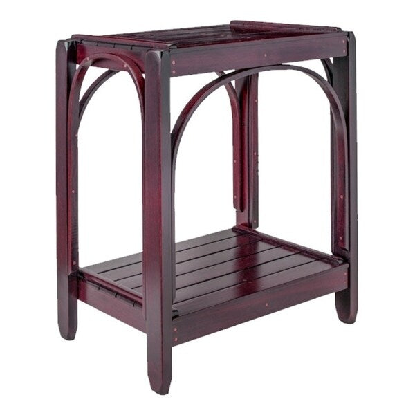 Brown Maple Side Table