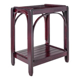 Brown Maple Side Table