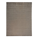 Brown Modern Hand-loomed Rayon from Bamboo Silk Oriental Area Rug (8'9 x 11'7)