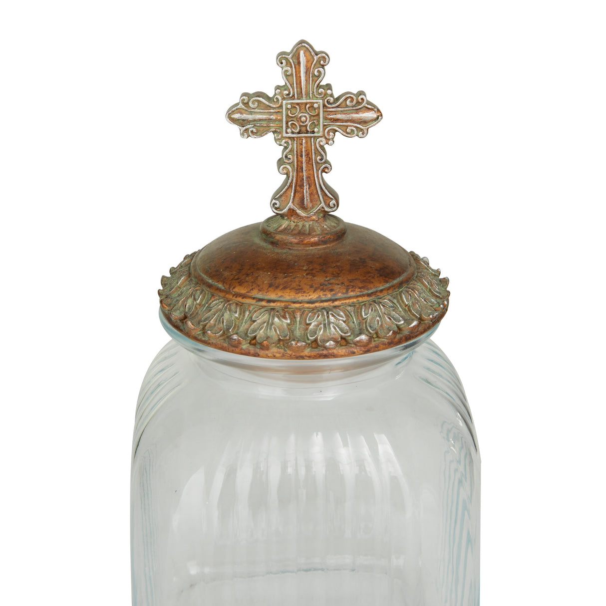 Brown Polystone Traditional Decorative Jars ( Set of 3) - S/3 15", 13", 11"H