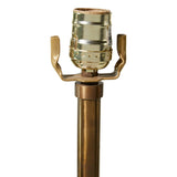 Brown Teak Industrial Floor Lamp 77 x 37 x 37 - 37 x 37 x 77 Round