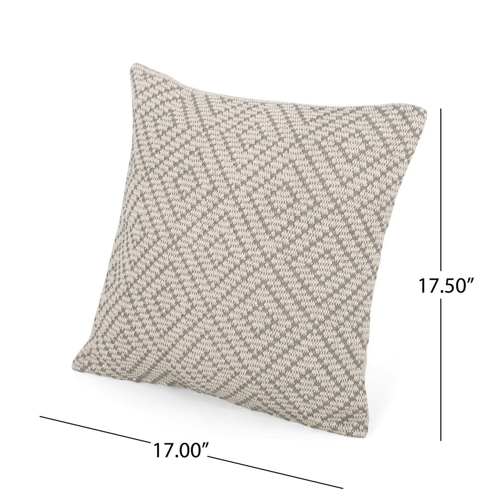 Broxon Modern Handcrafted Fabric Pillow Cover by Christopher Knight Home