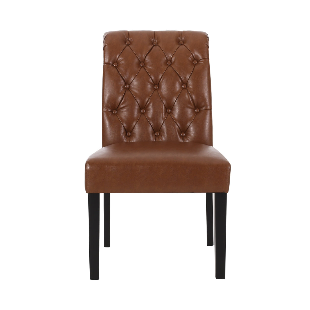 Broxton Tufted Rolltop Dining Chairs (Set of 2) by Christopher Knight Home