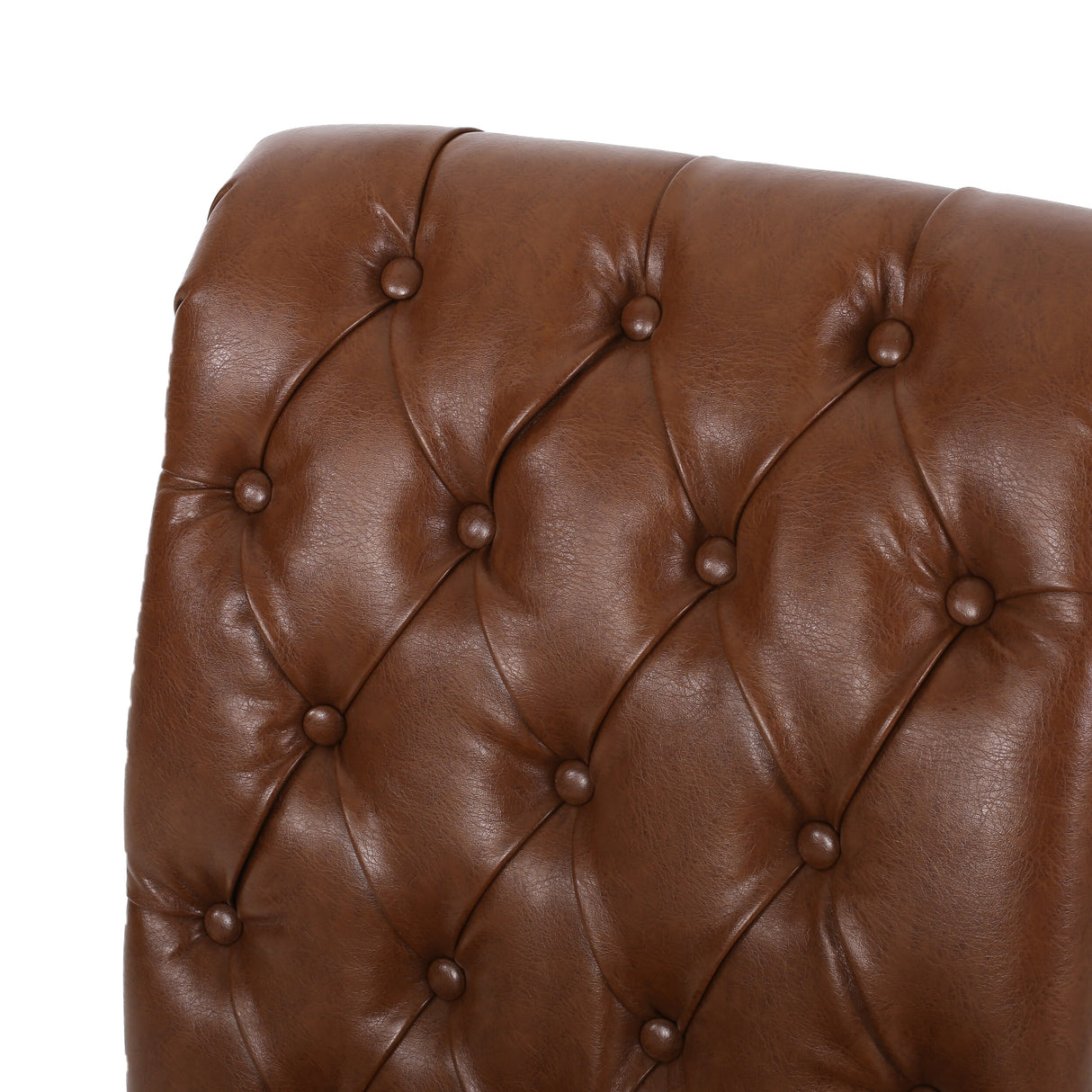 Broxton Tufted Rolltop Dining Chairs (Set of 2) by Christopher Knight Home