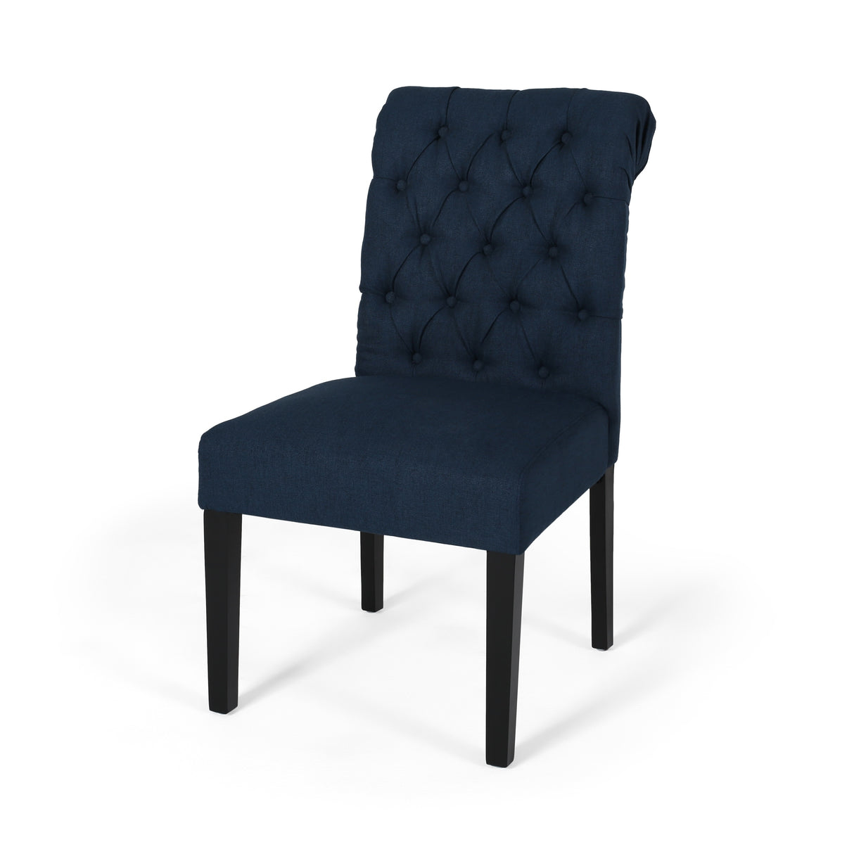 Broxton Tufted Rolltop Dining Chairs (Set of 2) by Christopher Knight Home