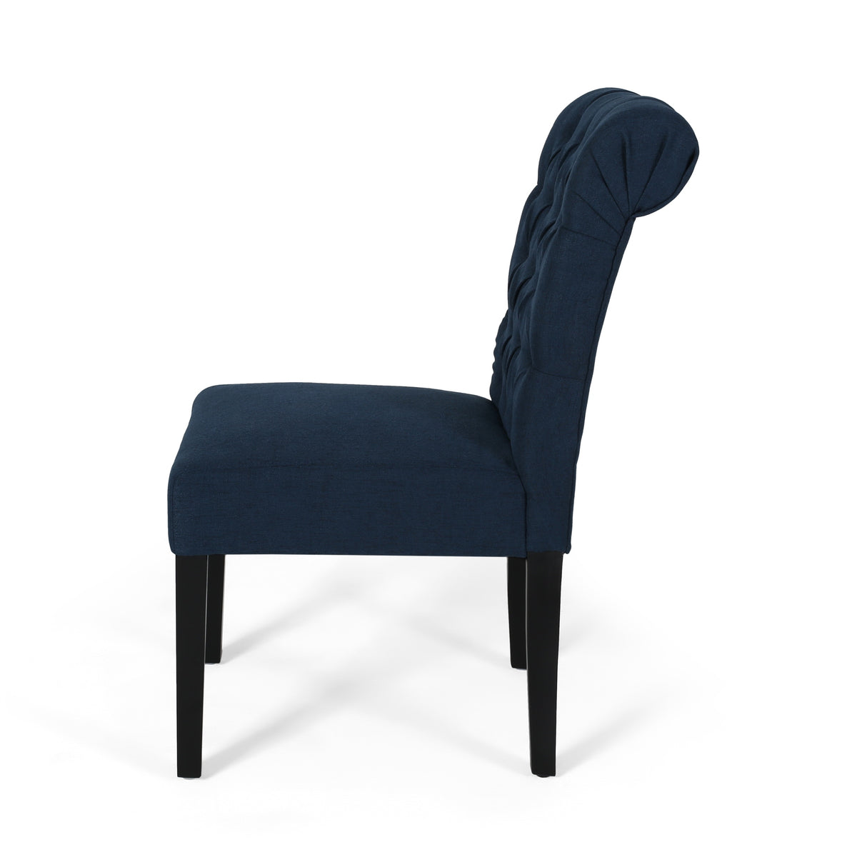 Broxton Tufted Rolltop Dining Chairs (Set of 2) by Christopher Knight Home