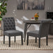 Broxton Tufted Rolltop Dining Chairs (Set of 2) by Christopher Knight Home