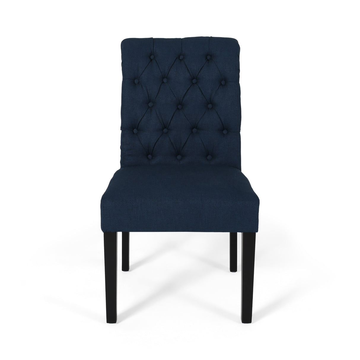 Broxton Tufted Rolltop Dining Chairs (Set of 2) by Christopher Knight Home