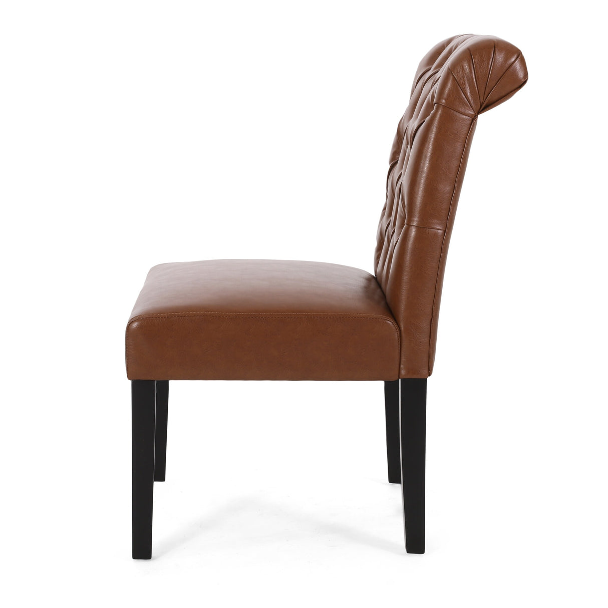 Broxton Tufted Rolltop Dining Chairs (Set of 2) by Christopher Knight Home
