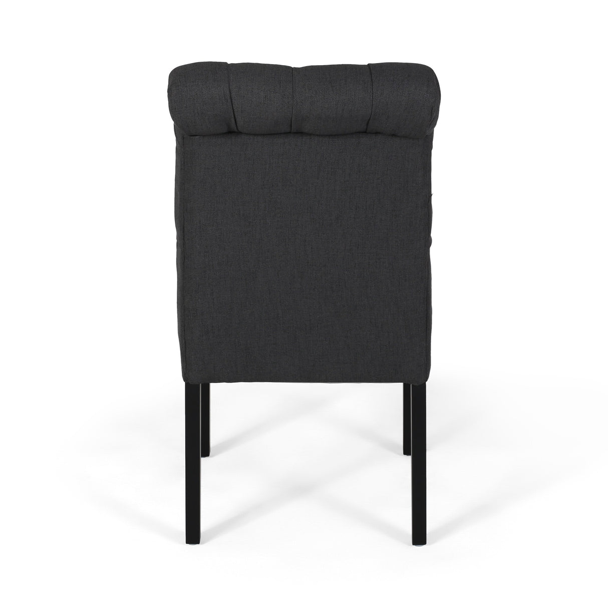Broxton Tufted Rolltop Dining Chairs (Set of 2) by Christopher Knight Home