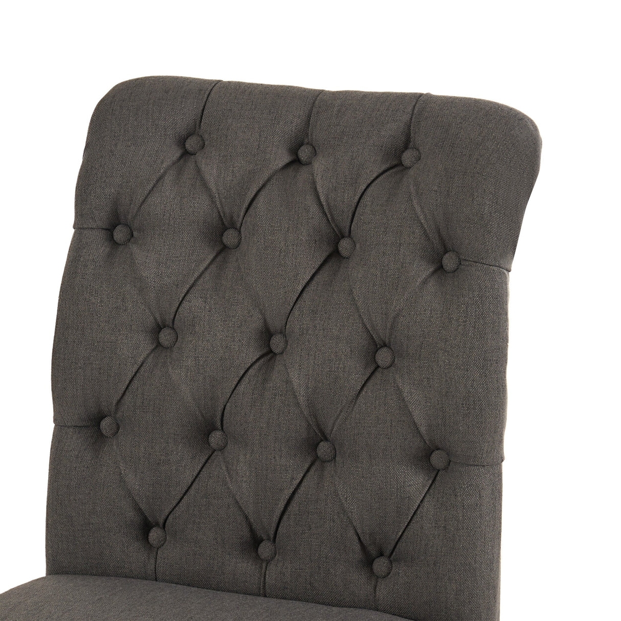Broxton Tufted Rolltop Dining Chairs (Set of 2) by Christopher Knight Home