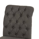 Broxton Tufted Rolltop Dining Chairs (Set of 2) by Christopher Knight Home