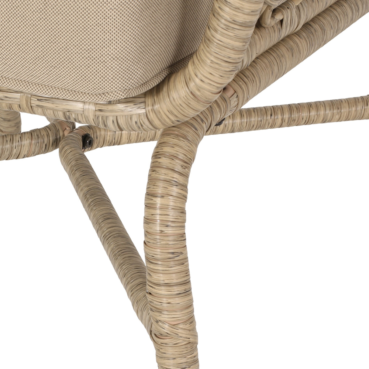 Bruce Outdoor Outdoor Wicker 4 Seater Chat Set with Cushions by Christopher Knight Home