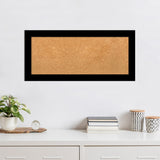Brushed Framed Natural Corkboard Bulletin Board