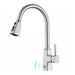 Brushed Nickel Touchless Pull-Down Kitchen Sink Faucet