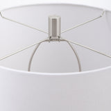 Brushed nickel 1-light Table Lamp