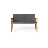 Bryan Outdoor Wicker and Acacia Wood Loveseat by Christopher Knight Home
