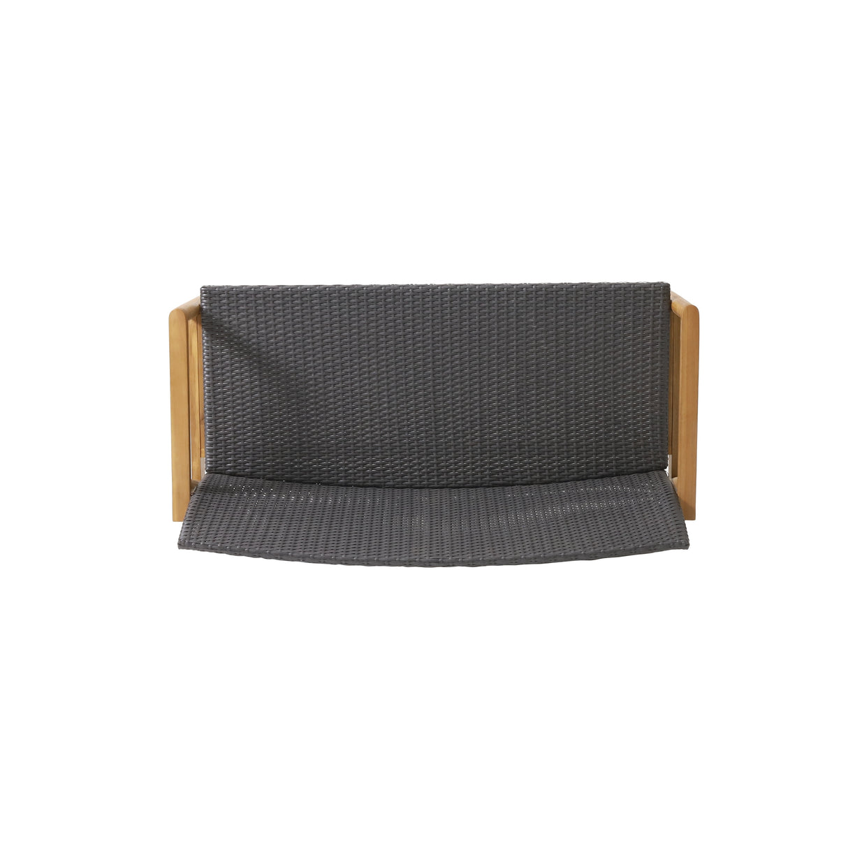 Bryan Outdoor Wicker and Acacia Wood Loveseat by Christopher Knight Home