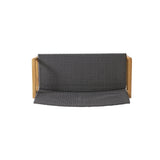 Bryan Outdoor Wicker and Acacia Wood Loveseat by Christopher Knight Home