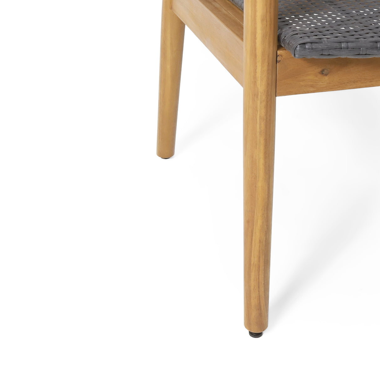 Bryan Outdoor Wicker and Acacia Wood Loveseat by Christopher Knight Home