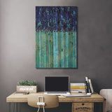 Bubble Over Print On Wood by Nancy Eckels - Multi-Color