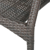 Buchanan Outdoor 3-Piece Wicker Chat Set by Christopher Knight Home