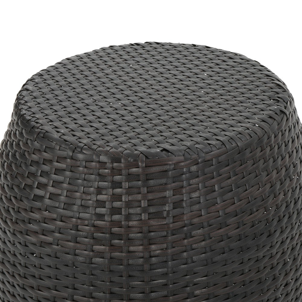 Buchanan Outdoor 3-Piece Wicker Chat Set by Christopher Knight Home