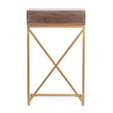 Bucyrus Handcrafted Acacia Wood C-Shaped Side Tables (Set of 2) by Christopher Knight Home