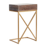 Bucyrus Handcrafted Acacia Wood C-Shaped Side Tables (Set of 2) by Christopher Knight Home