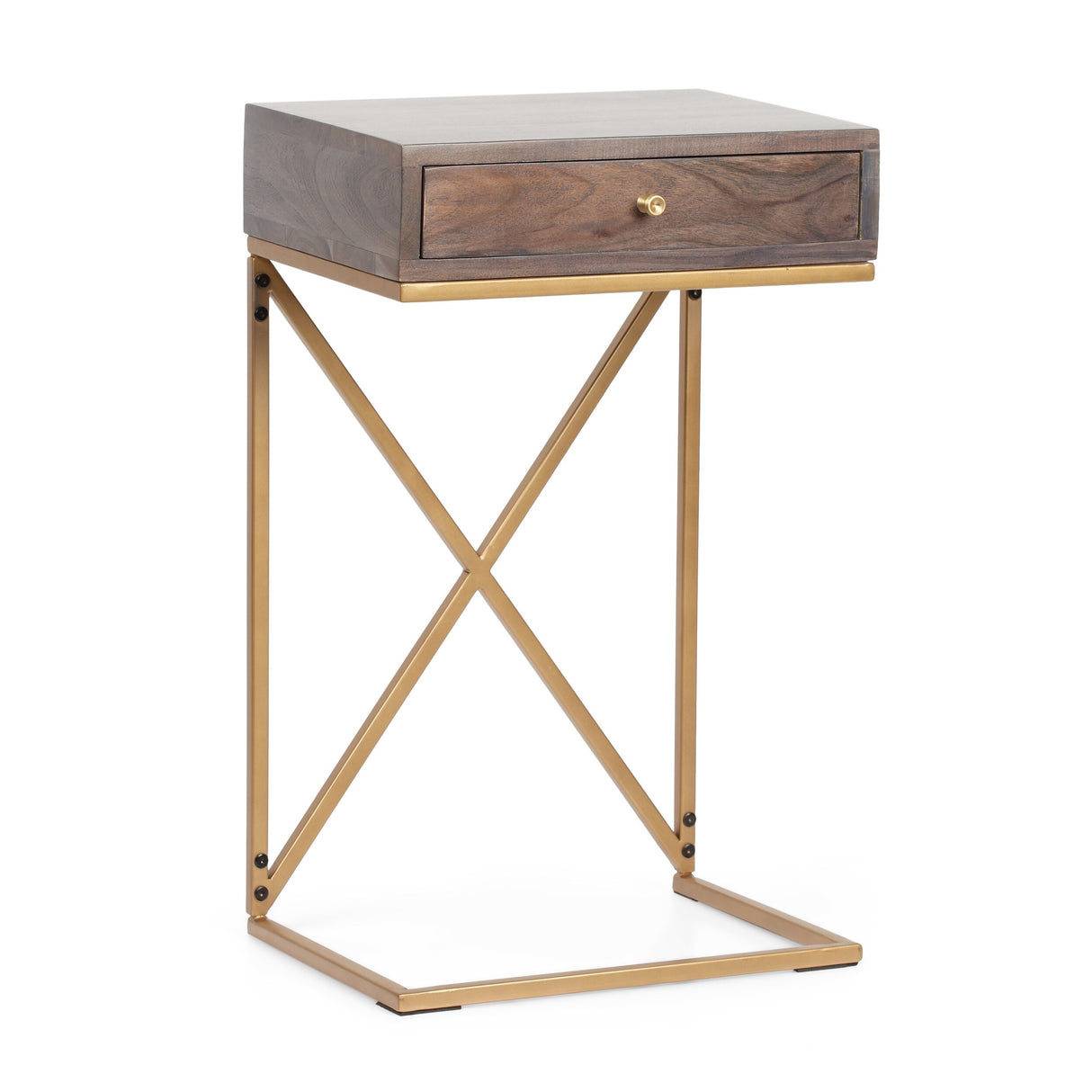 Bucyrus Handcrafted Acacia Wood C-Shaped Side Tables (Set of 2) by Christopher Knight Home