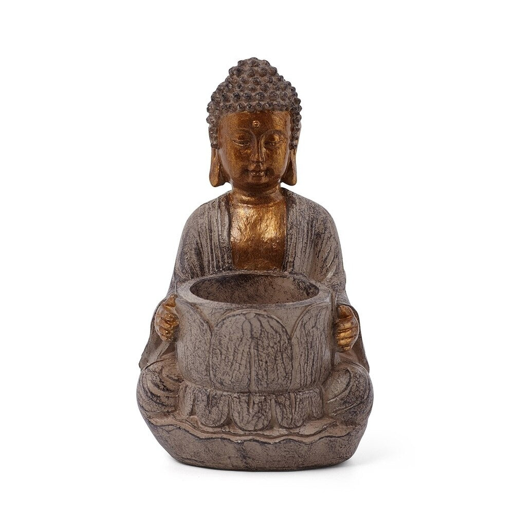Buddha with Bowl Statuaries - Set of 3
