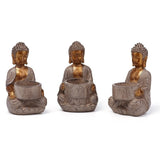Buddha with Bowl Statuaries - Set of 3