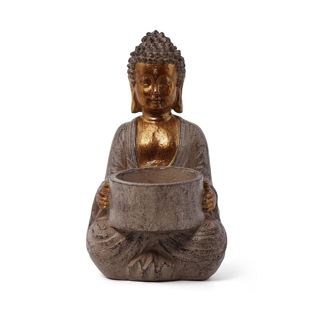 Buddha with Bowl Statuaries - Set of 3