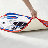 Buffalo Bills NFL Licensed Scribble Memory Foam Bath Mat