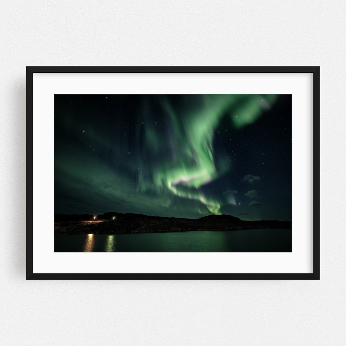 Bug ynes Northern Norway Varanger Auroras 04 Nature Art Print/Poster